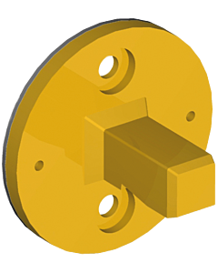 Adaptateur mural de remplacement Bravat Varuna 122602, entraxe 30 mm