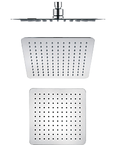 Bravat square shower head 3590617, chrome