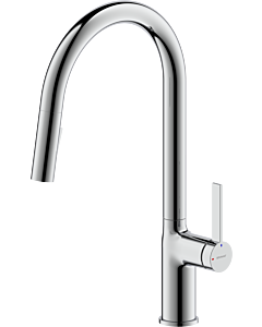 Robinet de cuisine Bravat Torino 3521322 avec douchette extractible, chromé