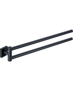Porte-serviettes Bravat Quaruna 745699, 2 bras, noir mat