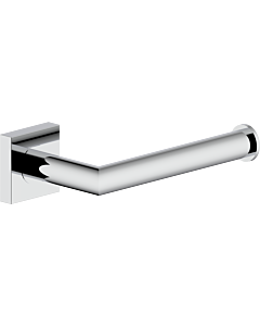 Bravat Quaruna toilet paper holder 754010 without lid, square, chrome, for gluing or screwing