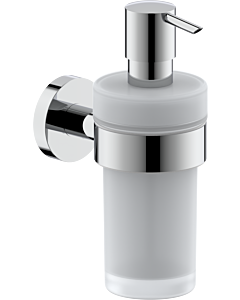 Distributeur de savon liquide Bravat Varuna 778810, finition satinée, chromé, à coller ou à visser