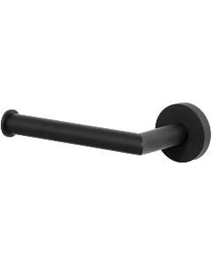 Porte-papier toilette Bravat Varuna 779899 sans couvercle, carré, à coller ou à visser, noir mat