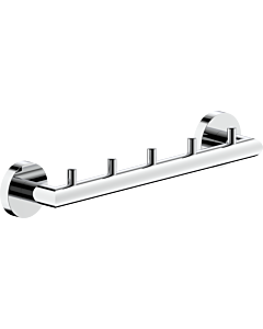 Bravat Varuna Hakenleiste 778110 chrom, zum Kleben/Schrauben