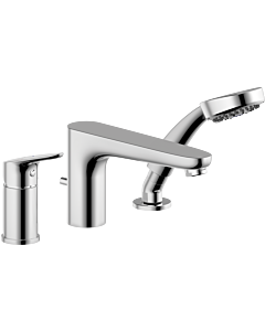 Robinet mitigeur de baignoire trois trous Bravat Palma 3516482 chromé