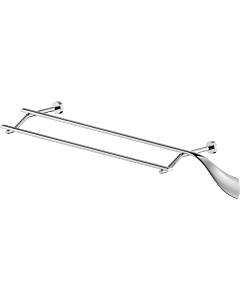 Bravat Monaco double towel rail 858210, chrome