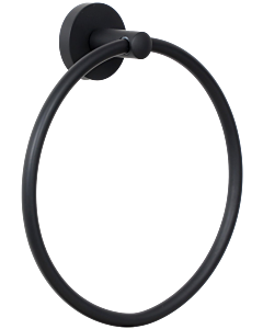 Bravat Varuna towel ring 778499 matte black, for gluing/screwing