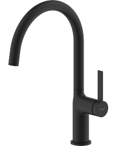 Robinet de cuisine Bravat Torino 3521309 noir mat