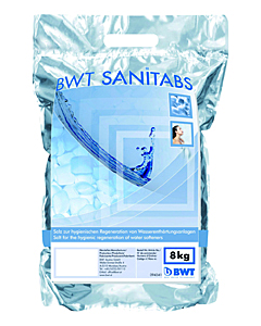 BWT Sanitabs Regeneriersalz 94241  8 kg, Sack