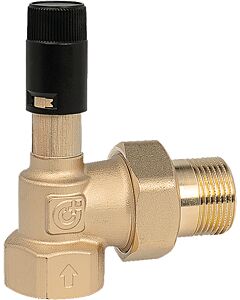 Caleffi differential pressure overflow valve 518500 3/4&quot; adjustable
