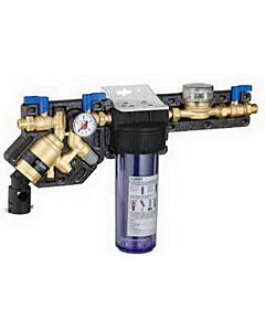 système de remplissage Caleffi séparateur BA Plus 580022 avec unité de dessalement, 2000 /2&quot;, cartouche 1930 , 75 l, automatique