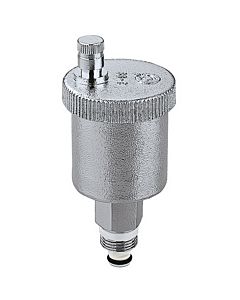 Caleffi Automatic quick air vent 502131 3/8 AG, with shut-off valve, chrome-plated