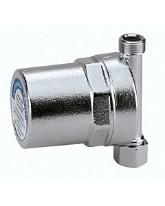 Caleffi Antichoc anti-bélier 525130 Écrou-raccord 3/8&quot; IT x 3/8&quot; AG, boîtier en laiton, chromé