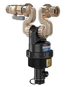 Caleffi Séparateur de boues Dirtmagslim 545455 côté système 3/4 &quot;AGx côté chaudière 3/4&quot; IG, avec aimant, pour Vaillant