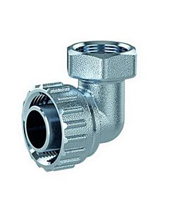 Caleffi Dirtmagslim screw connection F0000439 technopolymer, 3/4 &quot; Caleffi thread, for dirt separator, curved