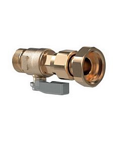 Caleffi Dirtmagslim ball valve F0000574 3/4 &quot;AG, for dirt separator