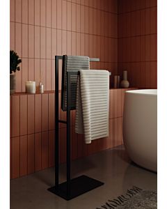 Cosmic Essentials Towel Rack WJC292A0108036 Free-standing Towel Holder, Matte Black