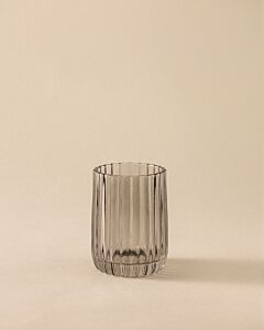 Cosmic Lido stand toothbrush holder WJC213A0051345 75 x 75 x 100 mm, glass, smoke grey