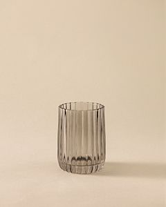 Cosmic Lido stand toothbrush holder WJC213A0051345 75 x 75 x 100 mm, glass, smoke grey