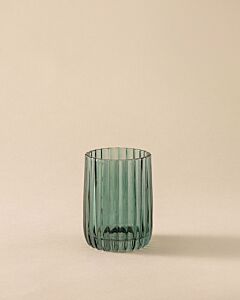 Cosmic Lido Stand-Zahnbürstenhalter WJC213A0051420 75 x 75 x 100 mm, Glas, smoke green