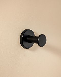 Cosmic Architect S+ hook WJC235A0021036 with rosette, 55 x 60 x 55 mm, matt black