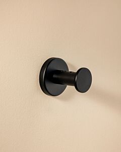 Cosmic Architect S+ hook WJC235A0021036 with rosette, 55 x 60 x 55 mm, matt black