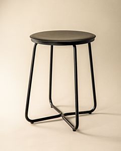 Cosmic Geyser bathroom stool WJC277A0006036 388 x 388 x 410 mm, matt black