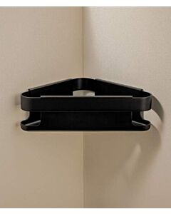 Cosmic Start Eck-Duschkorb WJC419A0050036 ausziehbar, 216 x 212 x 80 mm, schwarz matt