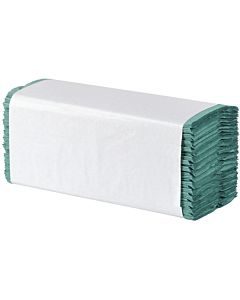 CWS paper towels 276200 Basic Recycling, C-fold, 2000 -ply, green