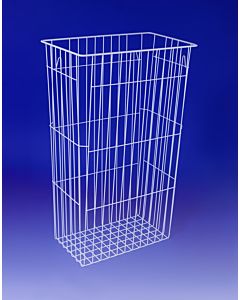 Corbeille à papier HTS Novoclean 903004200 blanc, capacité 60 litres, modèle G401