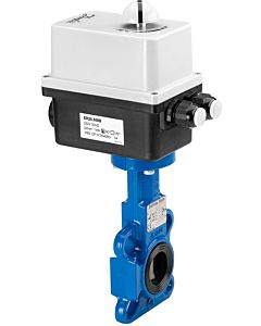 Danfoss mot, butterfly valve 082G7400 DN50, 230V, butterfly valve, stainless steel, FL