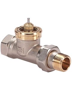 Danfoss corps de vanne 25/8 013U0027 R3/4, droit, nickelé mat