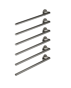 Dornbracht Handtuchwärmer, 6-fach 83306979-19 Wandmontage, SERIENSPEZIFISCH Dark Chrome