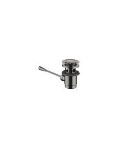 Dornbracht garniture de vidange 10300970-99 2000 2000 / 4 &quot;, avec levier à bascule 185 mm, platine foncé mat