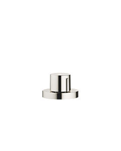 Dornbracht eccentric actuator 10710970-08 rotary knob with round rosette, platinum