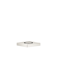 Dornbracht control button 10714970-08 square rosette, platinum