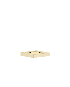 Dornbracht control button 10714970-28 square rosette, brushed brass