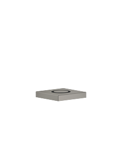 Dornbracht control button 10714970-99 square rosette, dark platinum matt