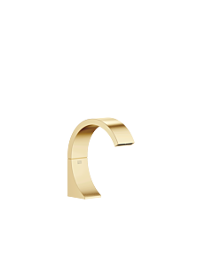 Dornbracht Cyo freestanding spout 13715811-28 for washbasin, projection 133mm, without waste set, brushed brass