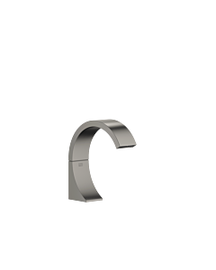 Dornbracht Cyo freestanding spout 13715811-99 for washbasin, projection 133mm, without waste set, Dark Platinum matt