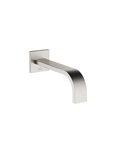 Dornbracht Mem basin spout 13800782-06 wall mounting, without waste set, matt platinum