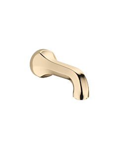 Dornbracht spout 13801380-09 for wall mounting, brass