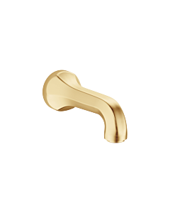 Dornbracht spout 13801380-28 for wall mounting, brushed brass