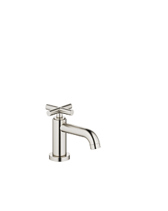 Dornbracht Tara. Standventil 17500892-06 mit Kreuzgriff, Kaltwasser, Ausladung 100 mm, platin matt