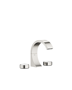 Dornbracht Cyo three-hole fitting 20710811-06 for washbasin, projection 133mm, with waste fitting, matt platinum