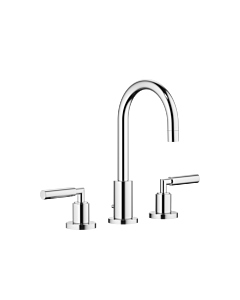 Dornbracht Waschtisch Armatur Tara. 2071088200 chrom, Ausladung 135mm, Griffhebel, 3 Loch Armatur