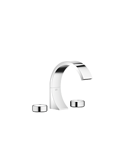 Dornbracht Cyo three-hole fitting 20713811-00 for washbasin, projection 167mm, with waste fitting, chrome