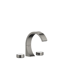 Dornbracht Cyo three-hole fitting 20713811-99 for washbasin, projection 167mm, with waste fitting, dark platinum matt