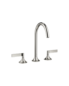 Dornbracht Vaia Dreiloch-Armatur 20713819-06 für Waschtisch, mit Ablaufgarnitur, platin matt
