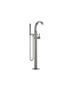 Dornbracht Cyo single-lever bath mixer 25863811-99 free-standing, with standpipe, hose shower set, dark platinum matt